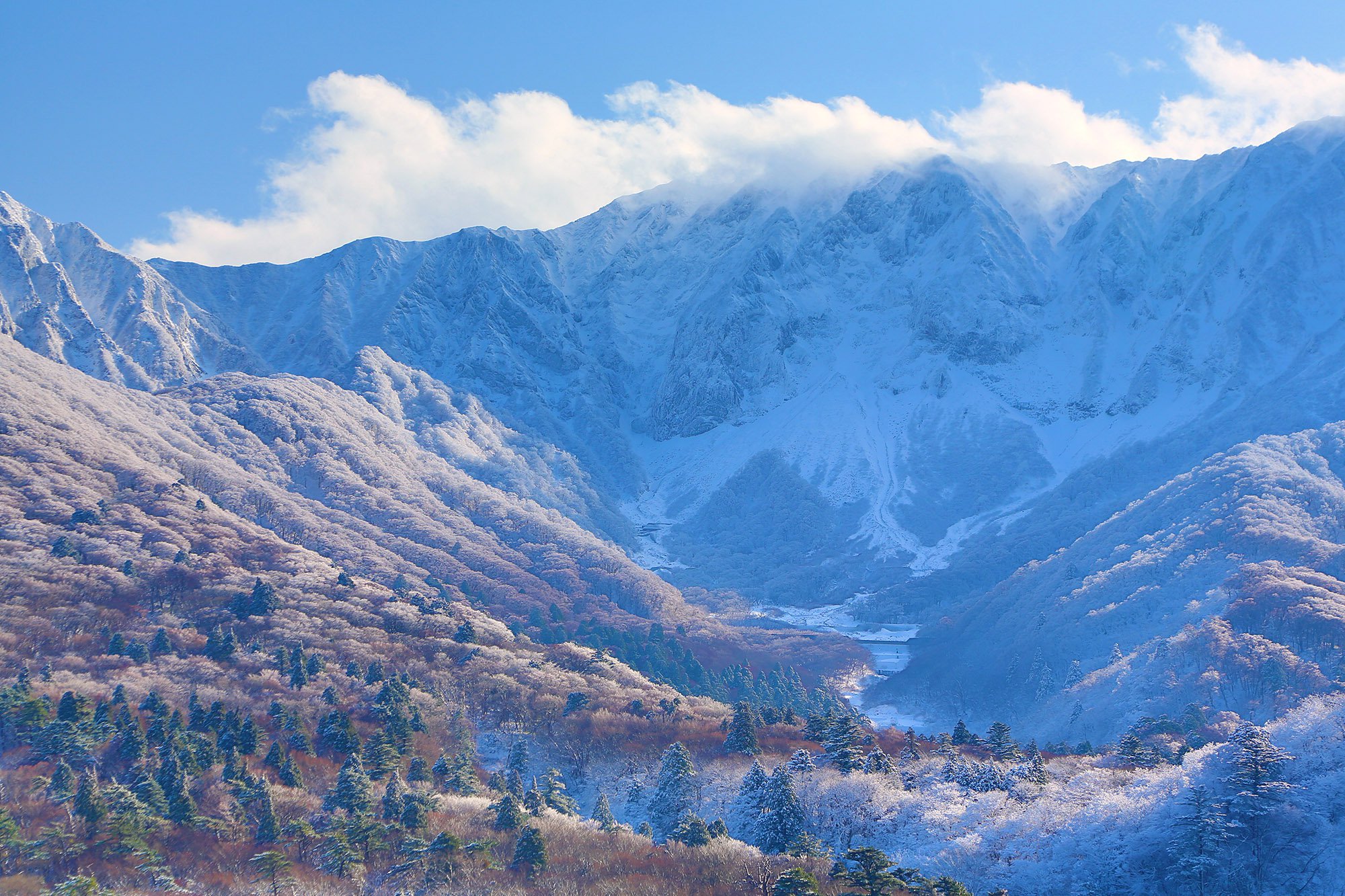 雪の大山
