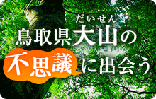 鳥取県大山の不思議に出会う とっておきの旅・体験プログラム DAISEN WONDER
